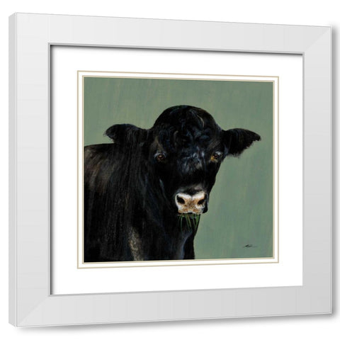 Farm Team I Sage White Modern Wood Framed Art Print with Double Matting by Ducklow, Patsy