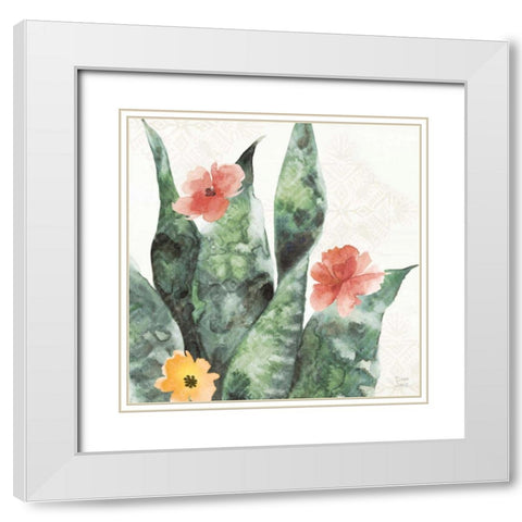 Sweet Southwest IV White Modern Wood Framed Art Print with Double Matting by June, Dina