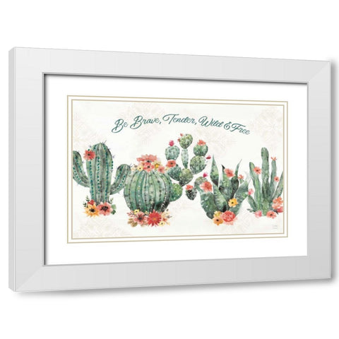 Sweet Southwest VIII White Modern Wood Framed Art Print with Double Matting by June, Dina