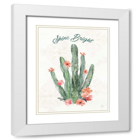 Sweet Southwest XIV White Modern Wood Framed Art Print with Double Matting by June, Dina