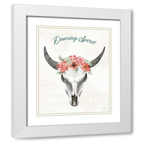 Sweet Southwest XV White Modern Wood Framed Art Print with Double Matting by June, Dina