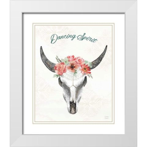 Sweet Southwest XV White Modern Wood Framed Art Print with Double Matting by June, Dina