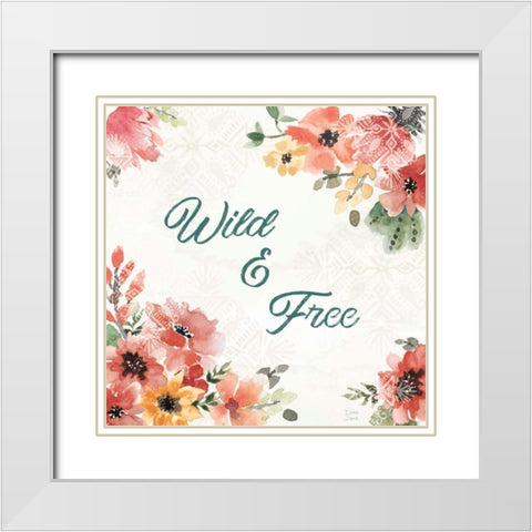 Sweet Southwest XIX White Modern Wood Framed Art Print with Double Matting by June, Dina