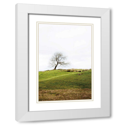 Dales Way II White Modern Wood Framed Art Print with Double Matting by Marshall, Laura