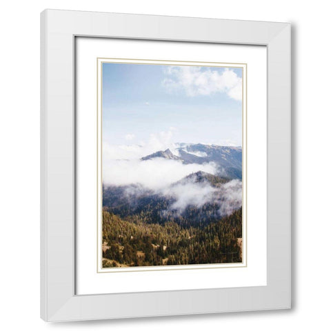 Hurricane Ridge I White Modern Wood Framed Art Print with Double Matting by Marshall, Laura