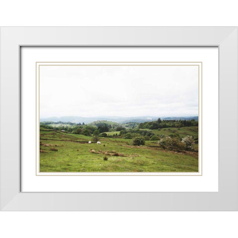 Lake District I White Modern Wood Framed Art Print with Double Matting by Marshall, Laura