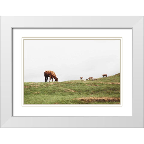 Lake District II White Modern Wood Framed Art Print with Double Matting by Marshall, Laura
