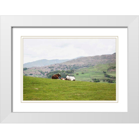 Lake District III White Modern Wood Framed Art Print with Double Matting by Marshall, Laura