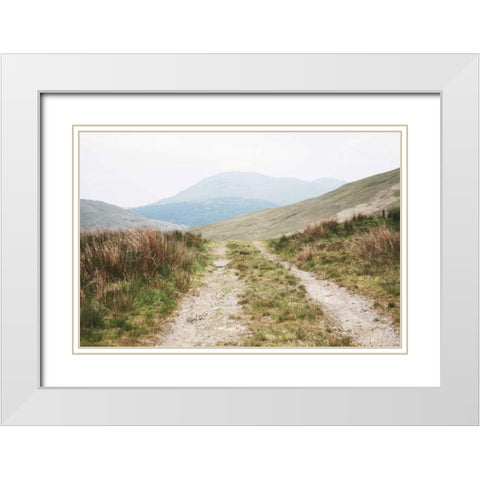 Scottish Highlands I White Modern Wood Framed Art Print with Double Matting by Marshall, Laura