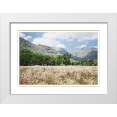 Scottish Highlands III White Modern Wood Framed Art Print with Double Matting by Marshall, Laura