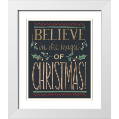 Wonderful Time II White Modern Wood Framed Art Print with Double Matting by Tavoletti, Anne