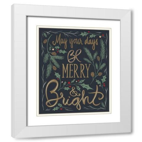 Wonderful Time III White Modern Wood Framed Art Print with Double Matting by Tavoletti, Anne