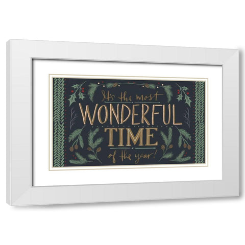 Wonderful Time V White Modern Wood Framed Art Print with Double Matting by Tavoletti, Anne