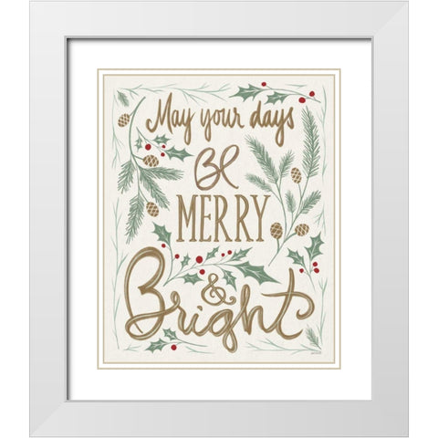 Wonderful Time III Light White Modern Wood Framed Art Print with Double Matting by Tavoletti, Anne