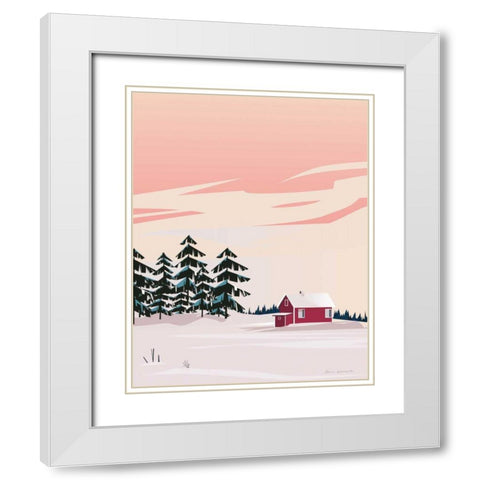 Finland II No Words White Modern Wood Framed Art Print with Double Matting by Escalante, Omar
