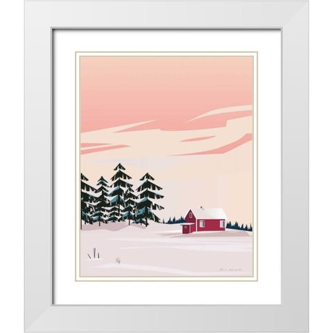 Finland II No Words White Modern Wood Framed Art Print with Double Matting by Escalante, Omar