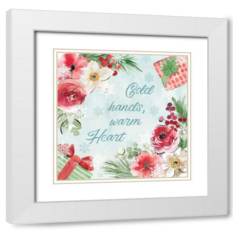 Holiday Ride VIII White Modern Wood Framed Art Print with Double Matting by June, Dina