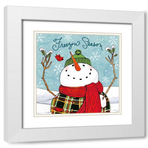 Snowplace Like Home III White Modern Wood Framed Art Print with Double Matting by Tavoletti, Anne