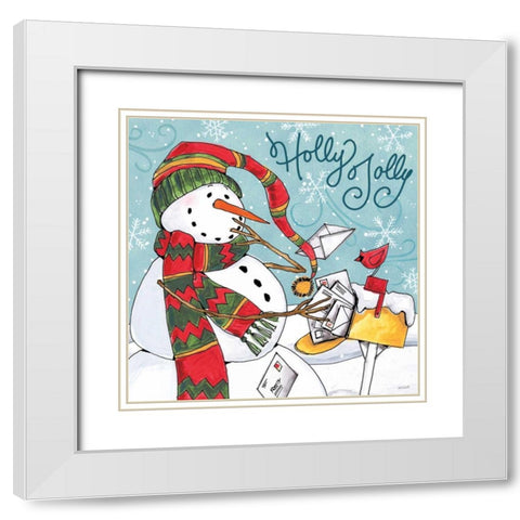 Snowplace Like Home IV White Modern Wood Framed Art Print with Double Matting by Tavoletti, Anne