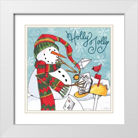 Snowplace Like Home IV White Modern Wood Framed Art Print with Double Matting by Tavoletti, Anne