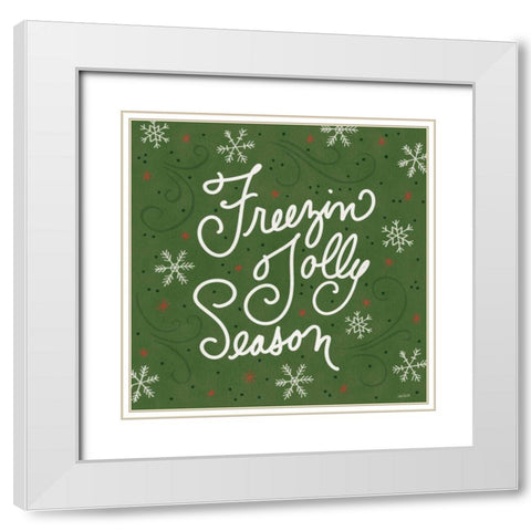 Snowplace Like Home VII White Modern Wood Framed Art Print with Double Matting by Tavoletti, Anne
