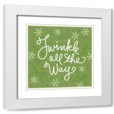 Snowplace Like Home VIII White Modern Wood Framed Art Print with Double Matting by Tavoletti, Anne