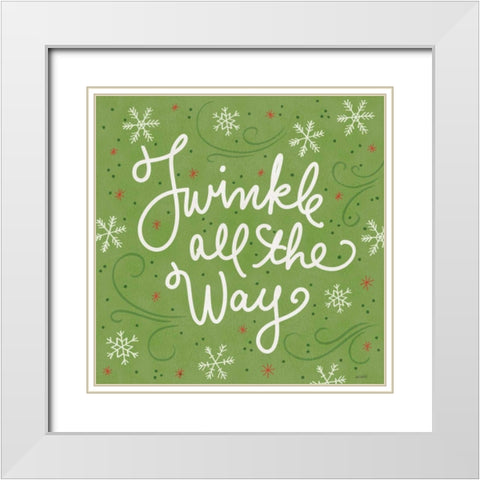 Snowplace Like Home VIII White Modern Wood Framed Art Print with Double Matting by Tavoletti, Anne