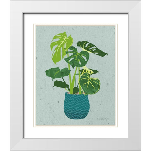 The Great Indoors IV White Modern Wood Framed Art Print with Double Matting by Gallagher, Megan