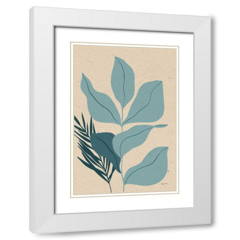 Balance IV White Modern Wood Framed Art Print with Double Matting by Thorns, Becky