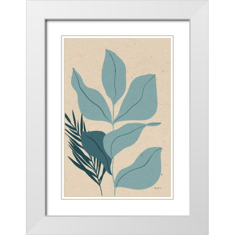 Balance IV White Modern Wood Framed Art Print with Double Matting by Thorns, Becky