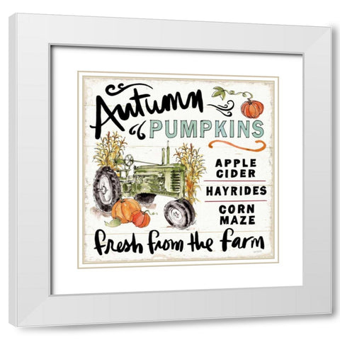 Harvest Times X White Modern Wood Framed Art Print with Double Matting by Tavoletti, Anne