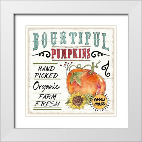Harvest Times XI White Modern Wood Framed Art Print with Double Matting by Tavoletti, Anne
