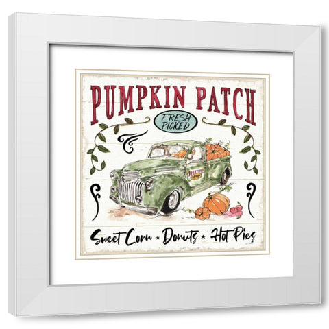 Harvest Times XII White Modern Wood Framed Art Print with Double Matting by Tavoletti, Anne