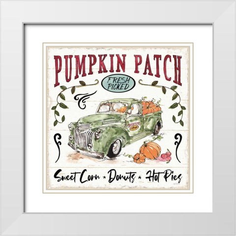 Harvest Times XII White Modern Wood Framed Art Print with Double Matting by Tavoletti, Anne