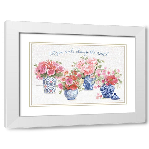 From the East I White Modern Wood Framed Art Print with Double Matting by Grove, Beth