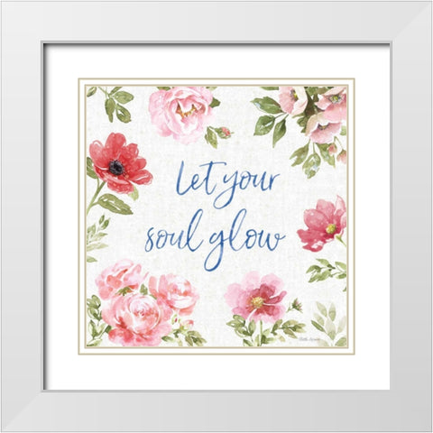 From the East VIII White Modern Wood Framed Art Print with Double Matting by Grove, Beth