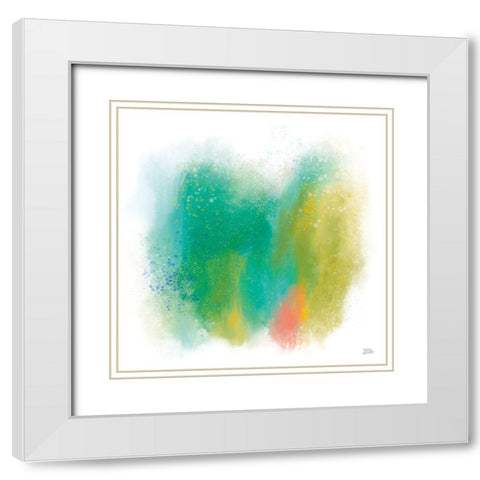 Color Full White Modern Wood Framed Art Print with Double Matting by Averinos, Melissa