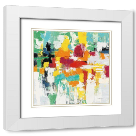 Summer Silk Road Warm White Modern Wood Framed Art Print with Double Matting by Vassileva, Silvia