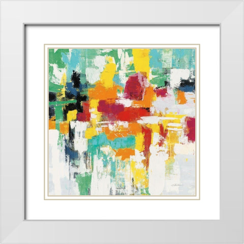 Summer Silk Road Warm White Modern Wood Framed Art Print with Double Matting by Vassileva, Silvia