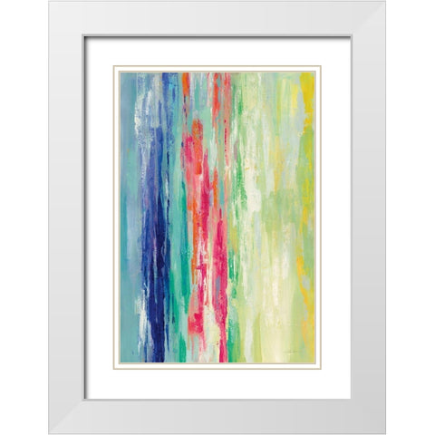 California Surf Bright Crop White Modern Wood Framed Art Print with Double Matting by Vassileva, Silvia