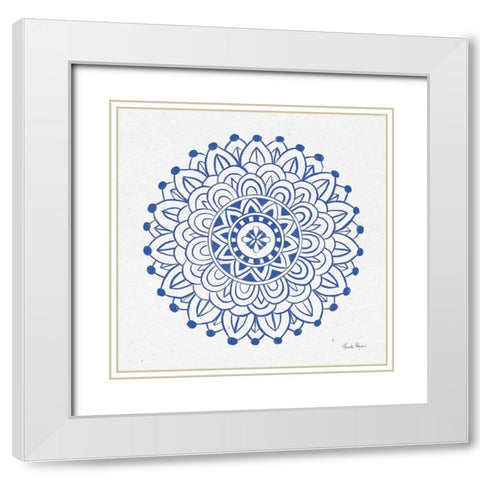 Eastern Dreams I White Modern Wood Framed Art Print with Double Matting by Zaman, Farida