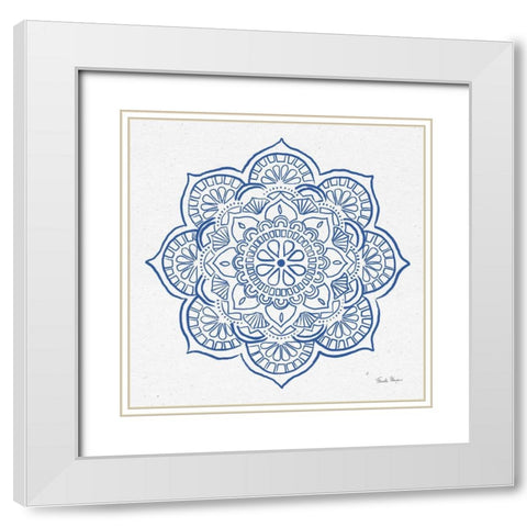 Eastern Dreams II White Modern Wood Framed Art Print with Double Matting by Zaman, Farida