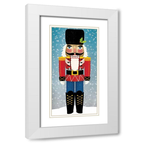 Nutcracker Bright I White Modern Wood Framed Art Print with Double Matting by Fowler, Ryan