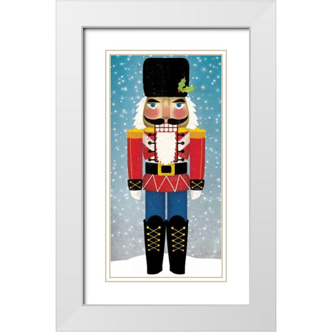 Nutcracker Bright I White Modern Wood Framed Art Print with Double Matting by Fowler, Ryan