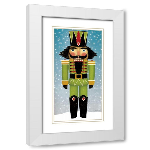 Nutcracker Bright II White Modern Wood Framed Art Print with Double Matting by Fowler, Ryan