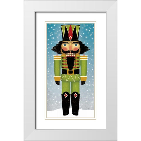 Nutcracker Bright II White Modern Wood Framed Art Print with Double Matting by Fowler, Ryan