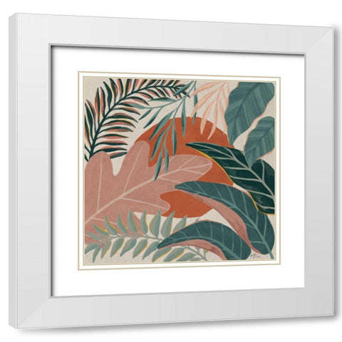 Big Cat Beauty IV White Modern Wood Framed Art Print with Double Matting by Penner, Janelle