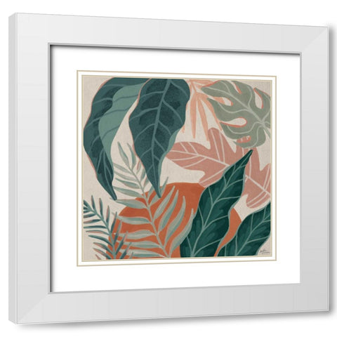 Big Cat Beauty V White Modern Wood Framed Art Print with Double Matting by Penner, Janelle