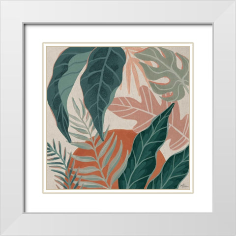 Big Cat Beauty V White Modern Wood Framed Art Print with Double Matting by Penner, Janelle