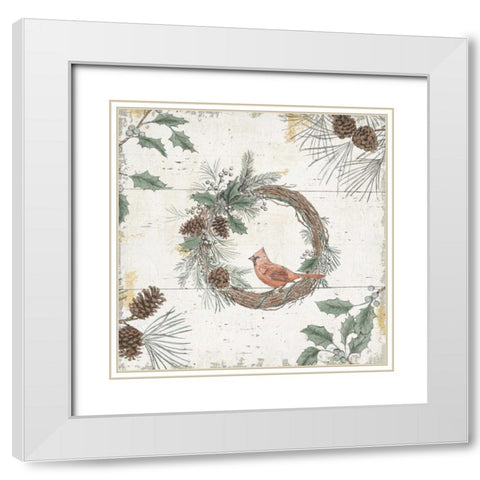 Wild and Beautiful XII Green White Modern Wood Framed Art Print with Double Matting by Brissonnet, Daphne